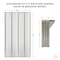 Anzzi 56 in. x 33 in. Accordion-Style Framed Brushed Nickel Bathtub Shower Door SD-AZ16-01BN - alternate 3
